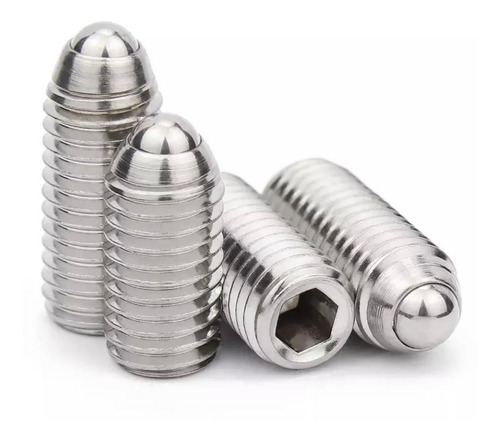 Opresor Allen Con Balín M6x20 50 Pzas Ac Inox (ball Plunger)