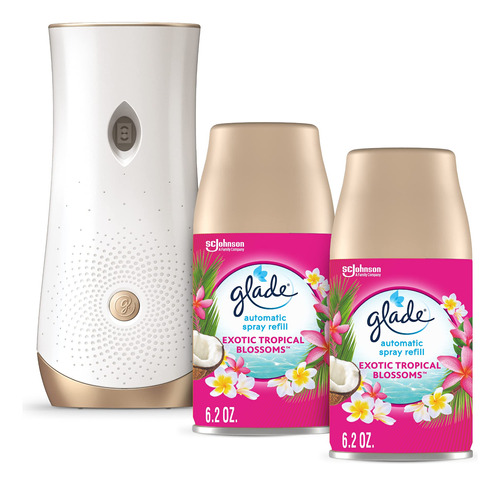 Glade Kit Automatico De Repuesto Y Soporte De Aerosol, Ambie