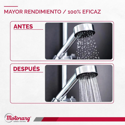 Imagen 7 de 12 de Bomba Presurizadora Motorarg Tip 2 Bronce 3 Baños 270 Watts