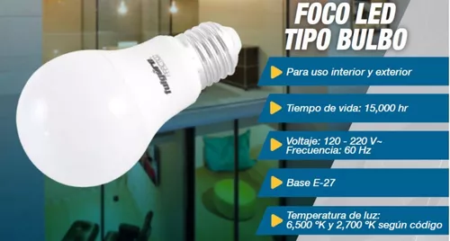 Comprar Foco Led Fulgure Luz Dia 9W Fp0209