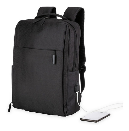 Mochila Executiva Usb Qualidade Incrível C/ Divisórias