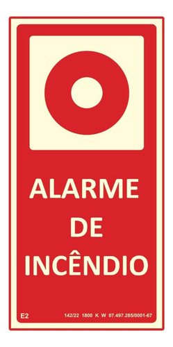 Kit 4 Placas De Sinalização Fotoluminescente Diversas