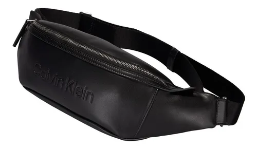 Bolso Tipo Ri onera Calvin Klein Color Negro Para Hombre Acabado