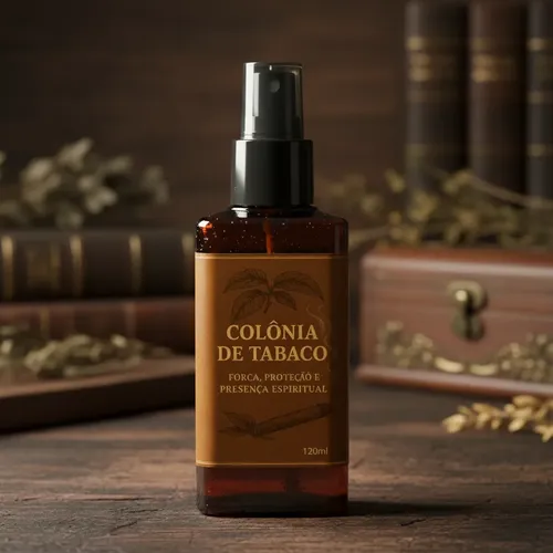 Colônia De Tabaco 120ml - 100% Natural (óleos Essenciais