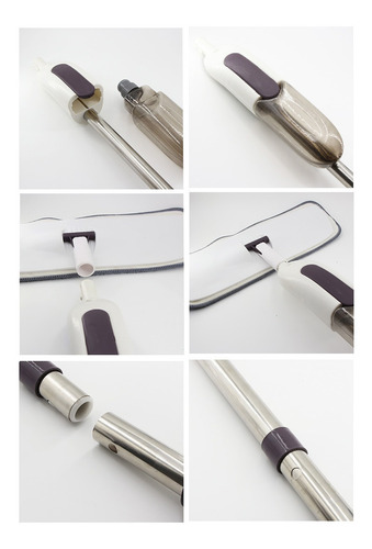 Mopa Spray Trapeador Microfibra Pisos 360° C/roceador