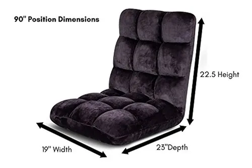 Silla De Piso De Espuma De Memoria Ajustable En Casa Birdroc