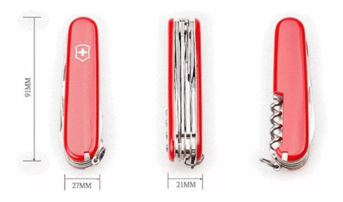 Victorinox Cortaplumas Mountaineer Suiza Rojo 18 Usos 23118