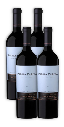 Palma Carola Método Roll Fermentor Vino Red Blend X4u 750ml