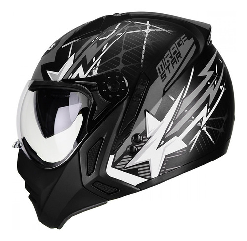 Capacete Peels Mirage Star Preto Fosco/grafite