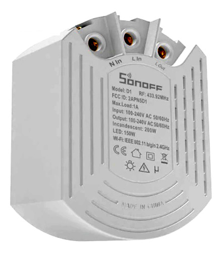 Sonoff D1 Dimmer Ajuste Do Brilho Da Luz App Android / Ios