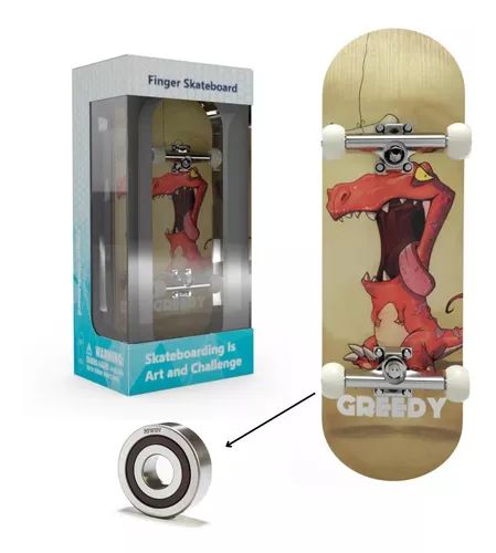 Skate Dedo Profissional Fingerboard De Madeira Brinquedo