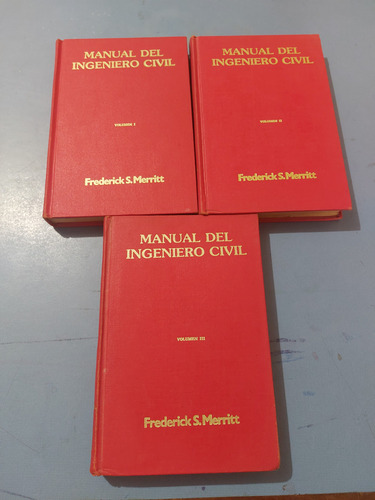 Libro  Manual Del Ingeniero Civil 3 Tomos Merritt