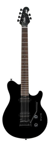 Guitarra eléctrica Sterling Axis AX3S single-cutaway de tilo black con diapasón de jatoba