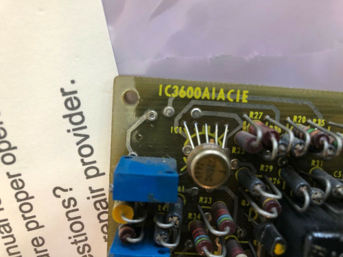 Ge Fanuc Ic3600aiac1 Temperature Control Amplifier Card Ddd