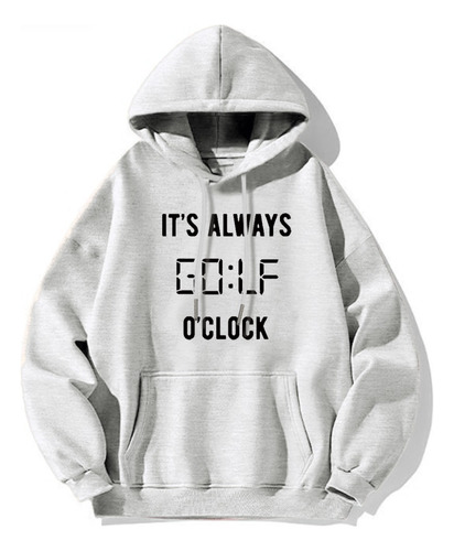 Sudadera Con Capucha Estampada Time De Moda Para Hombre