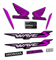 Comprar Calcos Honda Wave 110s Diseño Original Colores Metalizados