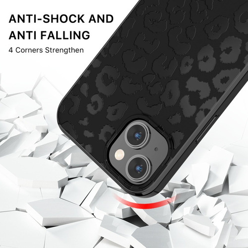 Funda Para iPhone 15 Plus (6.7) Diseño Mood Leopardo Magsafe