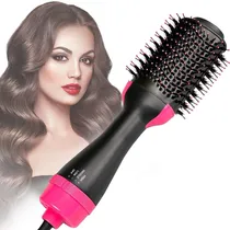 Comprar Cepillo secador\u002Falaciador\u002Fvoluminizador Cepillo alaciador plancha cabello Secadora de pelo peine cepillo 127V