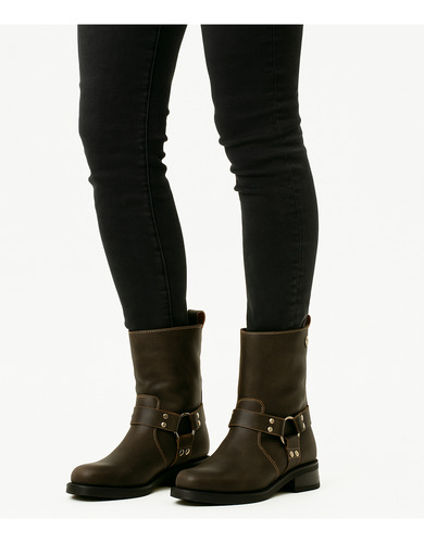 Botas Bajas De Cuero Bero Heyas