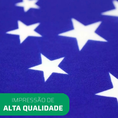 Kit 12 Bandeiras Do Brasil Vidro Carro Poliéster Resistente