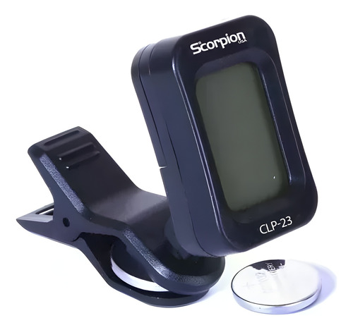 Afinador Digital Clip Tuner Clp-23 Scorpion