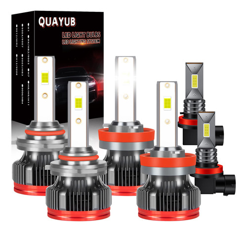 Quayub Para Toyota Venza Combo Bombilla Led Faro Delantero