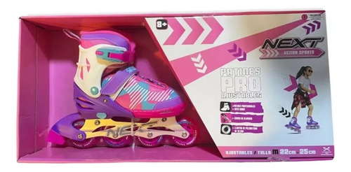 Patines Next En Linea Talla Ajustables 22-25 25-28