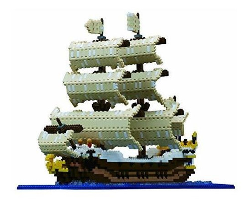 Nanoblock Sailing Ship Building Set (2490 Pieza)