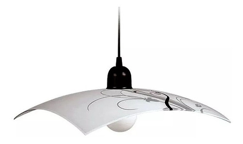 Lampara Colgante Vidrio Cuadrado 35cm Diseño Nice Apto Led