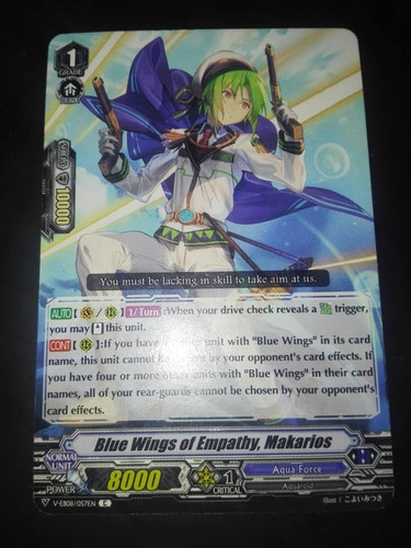 Blue Wing Of Empathy, Makarios - V-eb08: My G Carta Vanguard