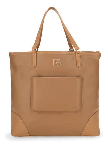 Bolsa Tote 2 En 1 Cloe Izimali Ii Grande Color Naranja