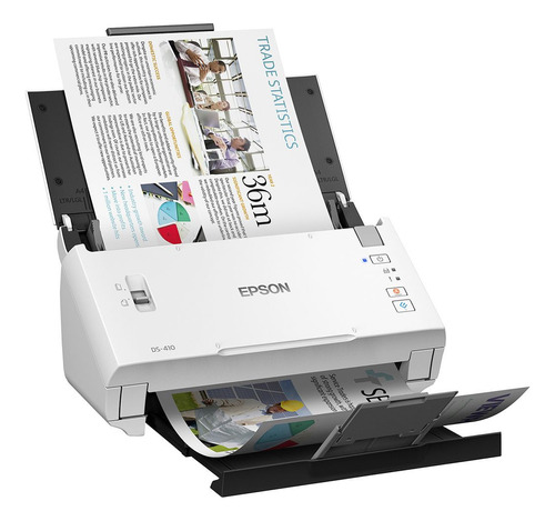 Epson Wforce Scanner Duplex 26ppm Adf Usb Ds-410 Usb 2.0 