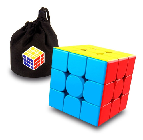 Cubo Rubik 3x3 Moyu Meilong Stickerless + Estuche Full