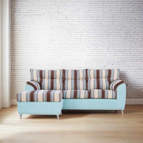 Chaise Longue Sillón Sofá 2.50mts 3cp Nórdico Barcelona