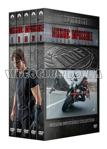 Mision Imposible Colección Dvd Saga 5 Peliculas Latino