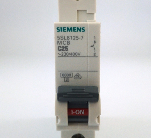 Siemens Interruptor Termomagnético 1 Polo 25a 230/400v 