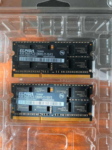 Memoria Ram Macbook Ddr3 8gb Para Apple Certificada (2x4gb)