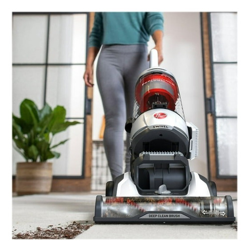 Aspiradora Vertical Hoover Power Drive Calidad 100% Usa Blanco/rojo (Usado)