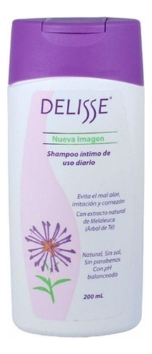 Delisse Gel Shampoo Intimo Femenino Frasco Con 200 Ml