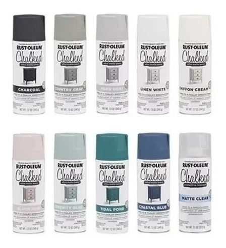 Rust Oleum Chalked X 340ml Todos Los Colores - New Life