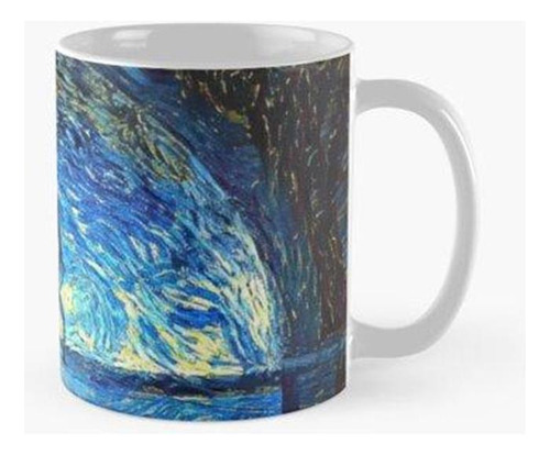 Taza Mass Effect Hombre Ilusorio Noche Estrellada Calidad Pr
