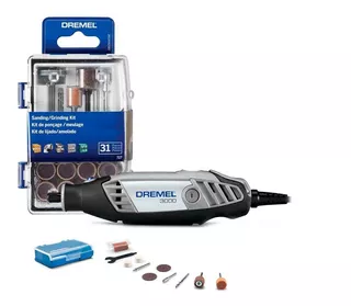 Dremel 3000 Mototool 130w Vv + 10 Acc + Kit Dremel 727