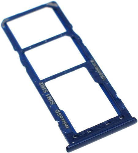 Bandeja Porta Sim Micro Sd Para Samsung Galaxy A10s Azul