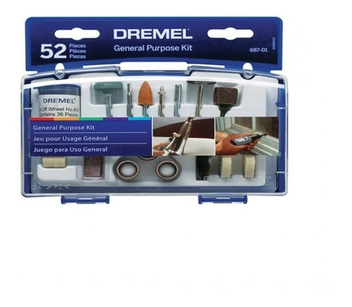 Kit Para Uso Geral Com 52 Acessórios (687) - Dremel