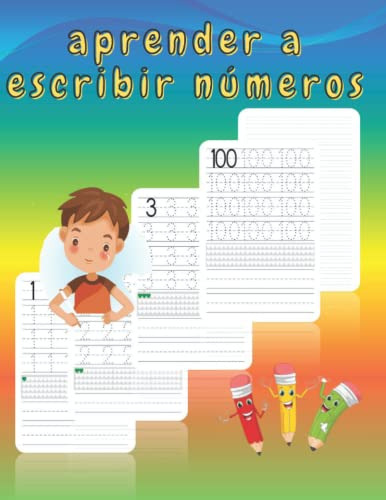 Aprender A Escribir Numeros: Aprendiendo A Trazar Numeros Pa