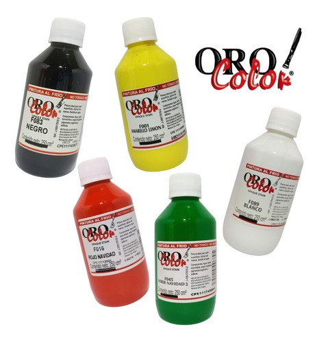 Pintura Al Frio 250ml Oro Color