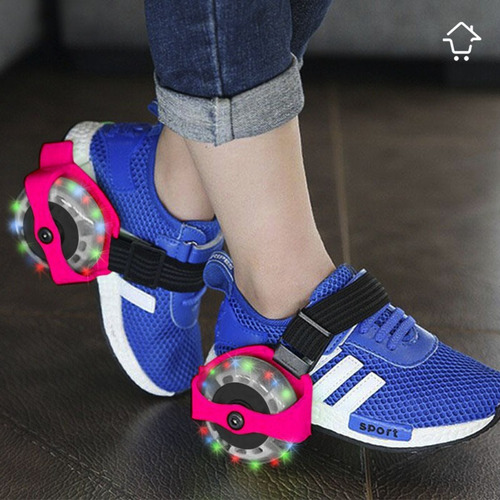 Patines Luminosos Ajustables Para Zapatos Flashing Roller | Cuotas sin  interés