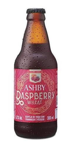 Cerveja Ashby Raspberry Wheat- Caixa Com 12 Unidades