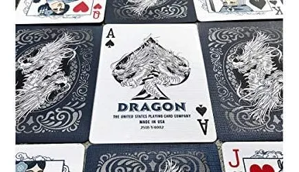 Bicycle Dragón Premium Naipes, 1 Baraja Estándar Dragón