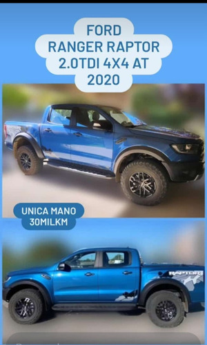 Ford Ranger Raptor 2.0l Biturbo Cabina Doble 4x4